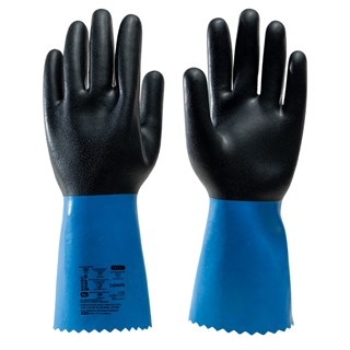 Rukavica neopren EUROCHEM NE530 crno/plava vel. 10