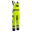 Signalizirajuće zaštitne Hi-viz farmer pantalone HIBANA žuto-plave