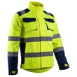 Signalizirajuća zaštitna Hi-viz jakna HIBANA žuto-plava