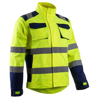 Signalizirajuća zaštitna Hi-viz jakna HIBANA žuto-plava, vel. XXL
