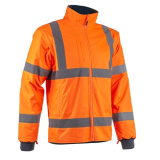 Signalizirajuća Hi-viz 2u1 jakna KAZAN narandžasta
