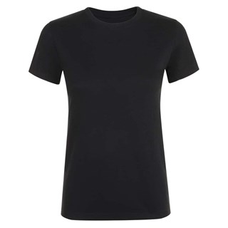 Ženska T-shirt majica SILBA kratki rukav crna