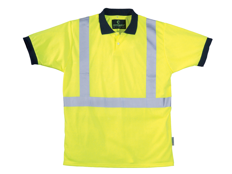 Signalizirajuća polo majica kratki rukav YARD žuta, vel. XL