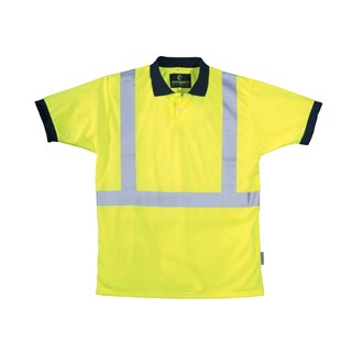 Signalizirajuća polo majica kratki rukav YARD žuta