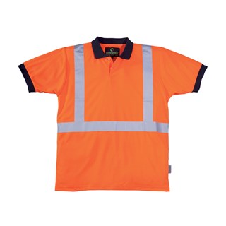 Signalizirajuća polo majica kratki rukav YARD narandžasta