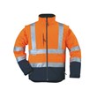 Signalizaciojna jakna softshell STATION narandžasta