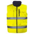 Signalizirajući Hi-Viz dvostrani prsluk HI-WAY žuto/sivi