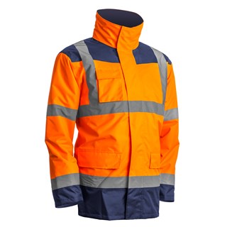 4u1 signalizirajuća zaštitna Hi-viz parka KANATA narandžasto-plava