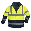 4u1 signalizirajuća zaštitna Hi-viz parka ROAD WAY žuto/plava