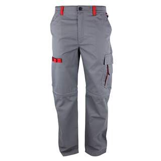 Radne pantalone 2u1 CLASSIC SMART sive,