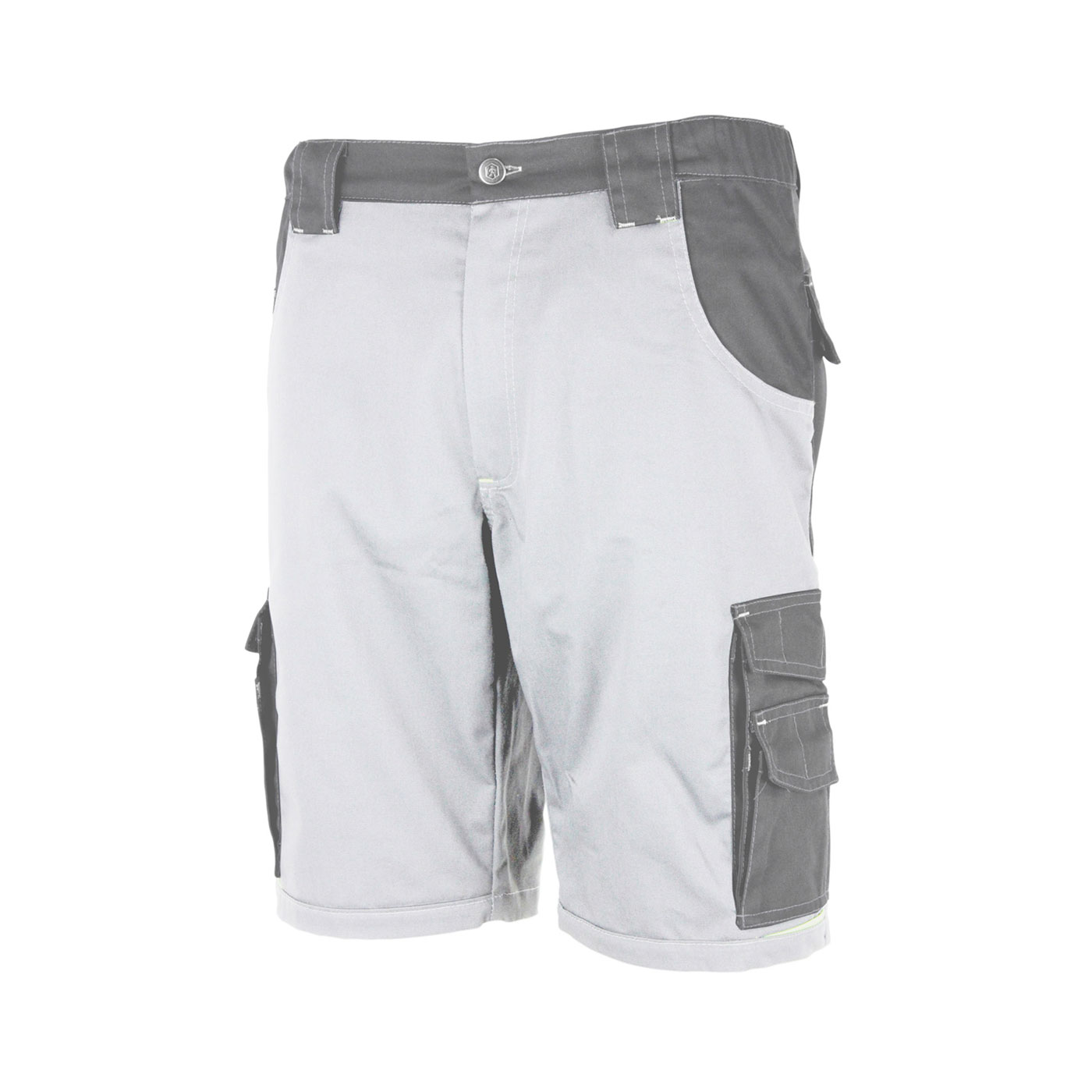 Radne pantalone kratke NORTH TECH bele