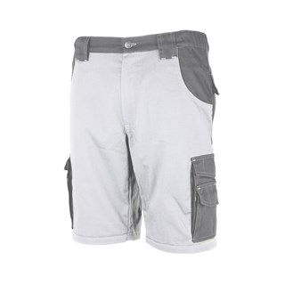 Radne pantalone kratke NORTH TECH bele