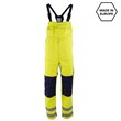 Zaštitne radne farmer pantalone MERU 2 Hi-viz