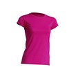 Ženska t-shirt majica kratki rukav r-neck fucsia