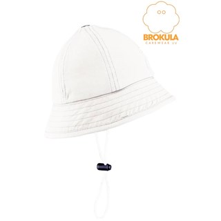 BROKULA CAREWEAR UV šešir dečiji - baby, beli vel. XS