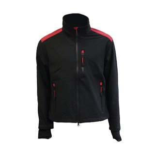 Softshell jakna DANTE crno-crvena