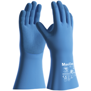  ATG MaxiChem Cut latex duga plava rukavica 35 cm vel