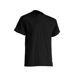 Majica T-shirt, kratki rukav, crna, 150gr